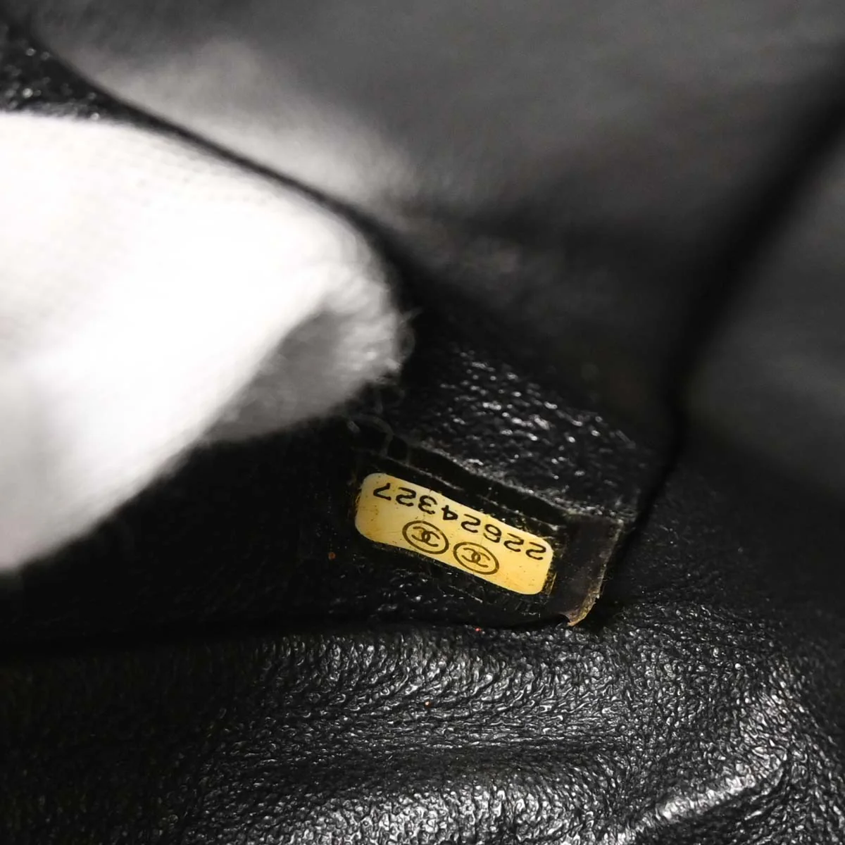 Chanel 2016-2017 Black Satin Airline Medium Classic Double Flap Shoulder Bag - Image 10