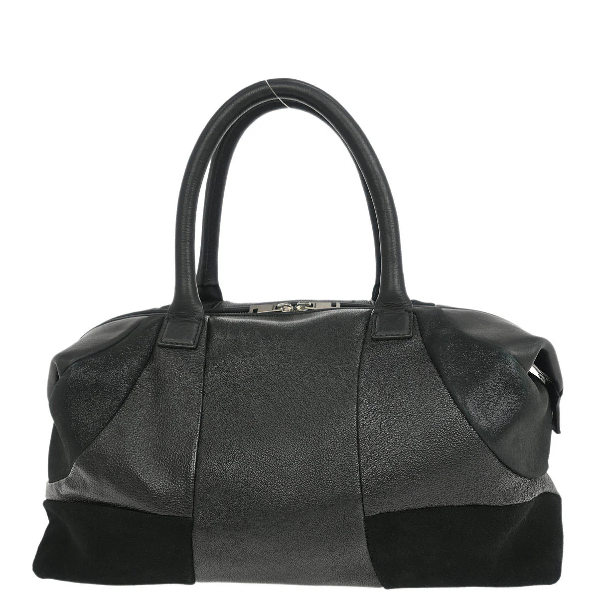 Celine Black Suede Leather Handbag - Image 2