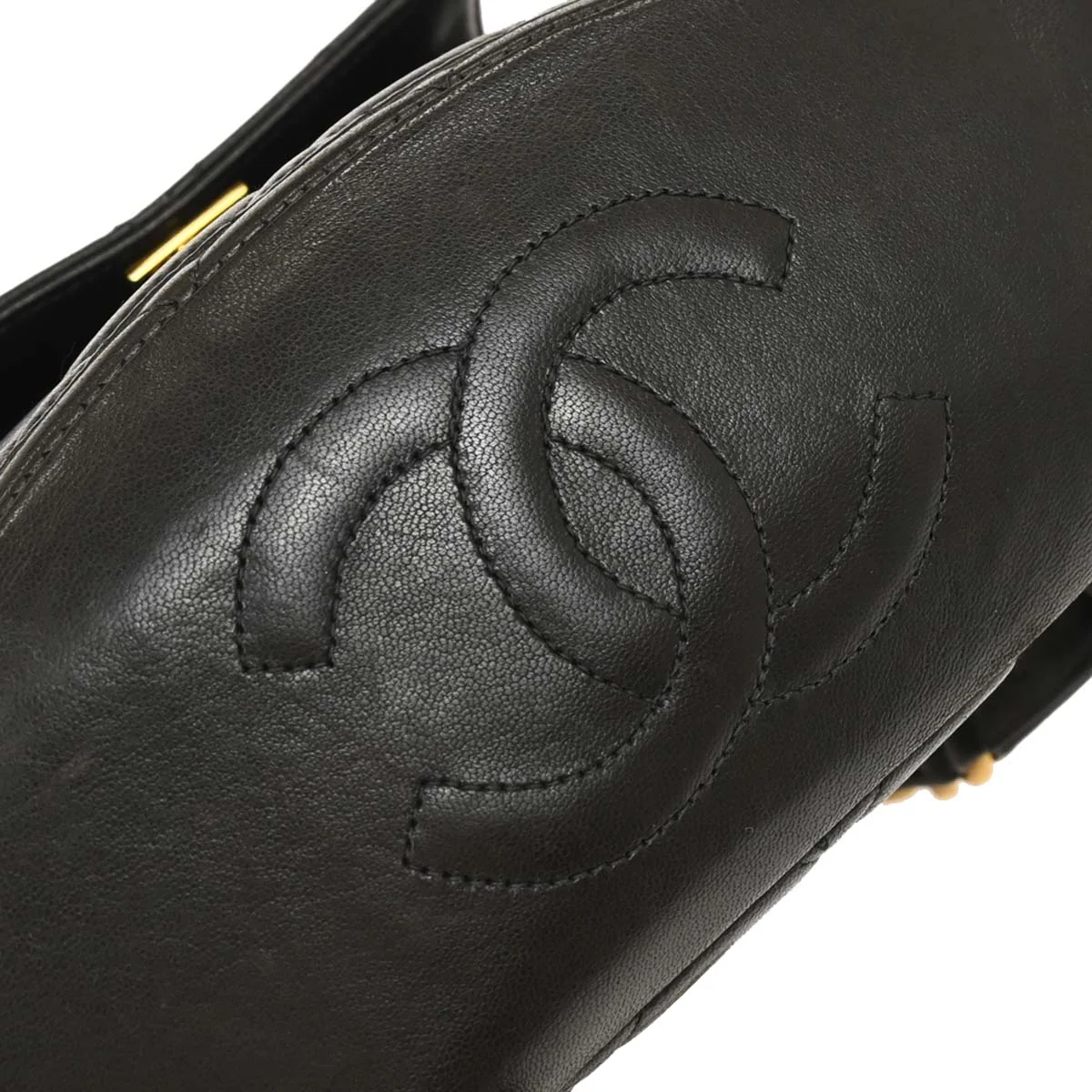 Chanel 1994-1996 Black Lambskin Large Duma Backpack - Image 6