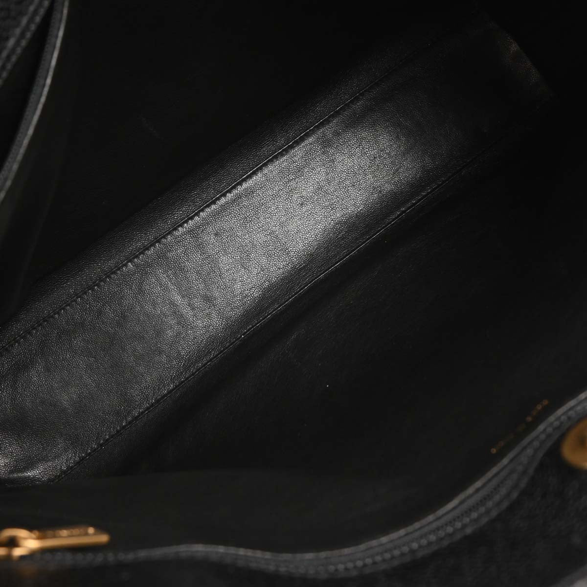 Chanel 2000-2001 Black Caviar Tote Handbag - Image 10