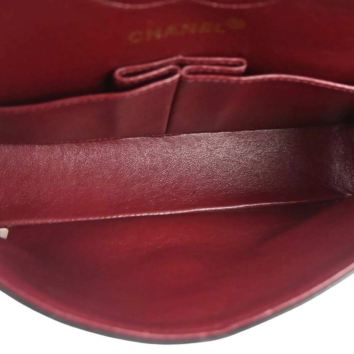 Chanel 1994-1996 Black Lambskin Small Classic Double Flap Shoulder Bag - Image 8