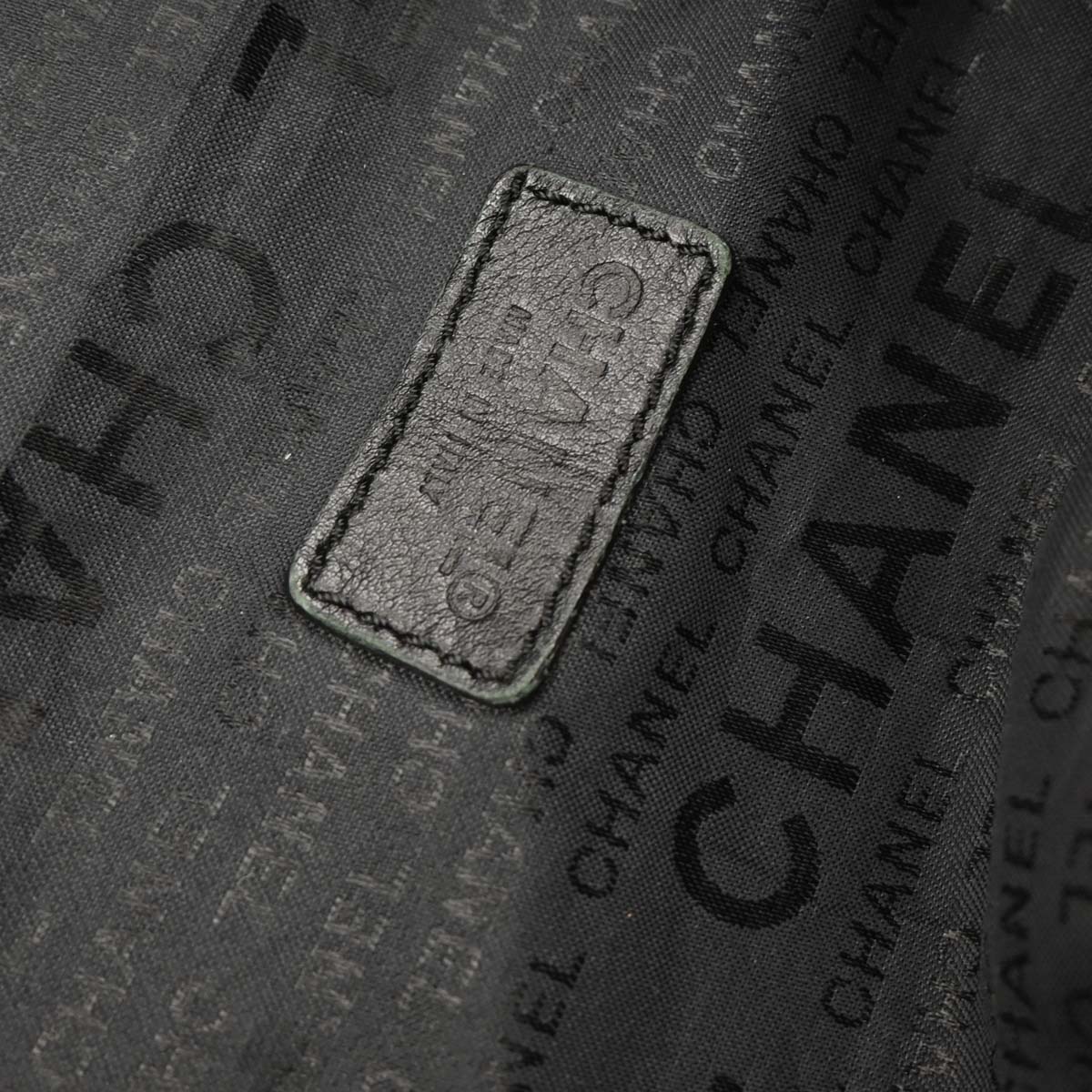 Chanel 2001-2003 Black Nylon Sport Line Duffle Gym Handbag - Image 9