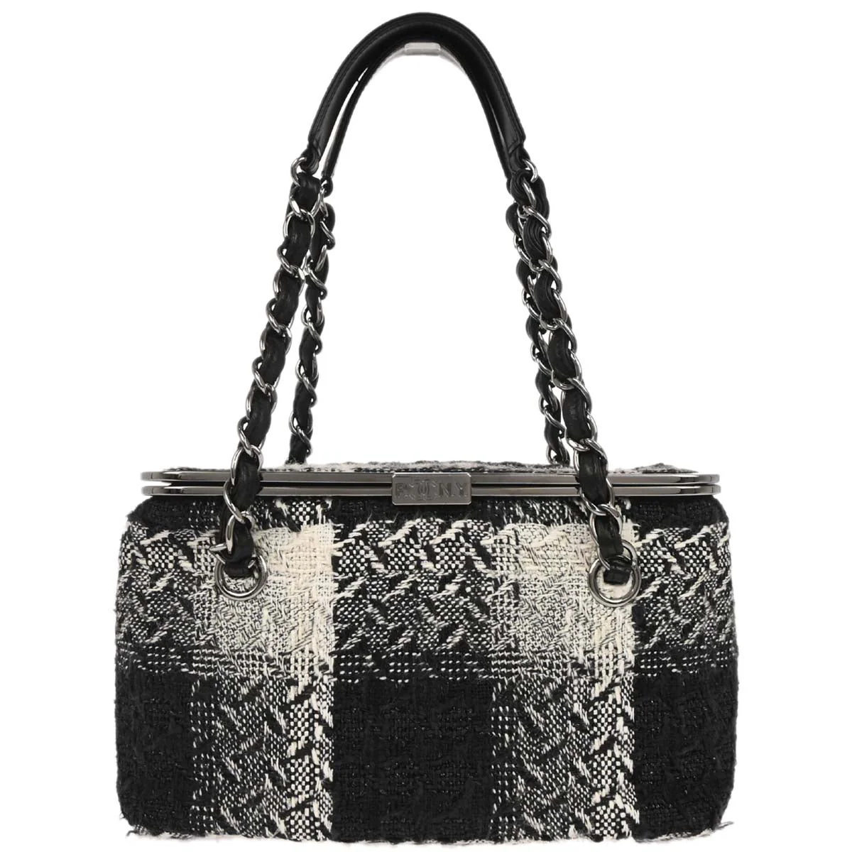 Chanel 2005-2006 Black Tweed Vanity Handbag Box