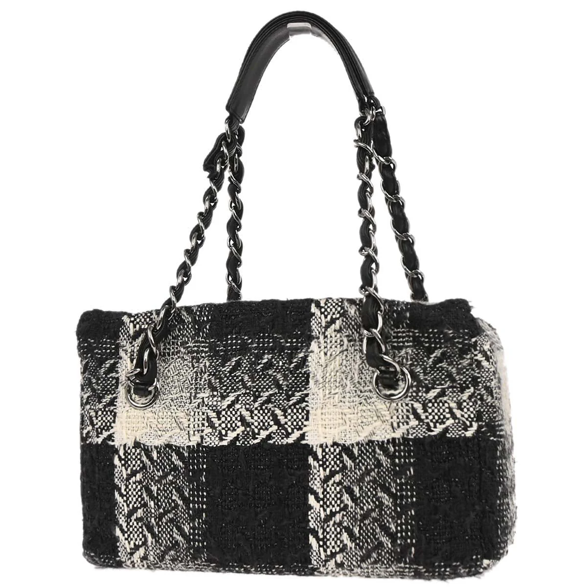 Chanel 2005-2006 Black Tweed Vanity Handbag Box - Image 2