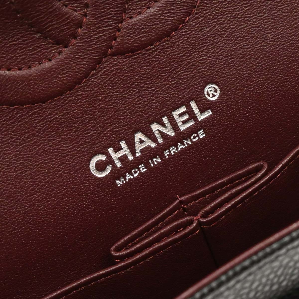 Chanel 2019 Black Caviar Medium Classic Double Flap Shoulder Bag - Image 8