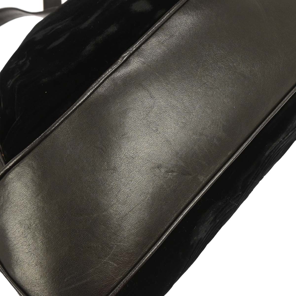 Chanel 1991-1994 Black Velvet Lambskin Backpack - Image 3