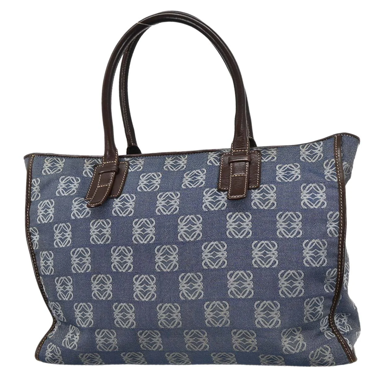 Loewe 2003 Indigo Denim Tote Handbag - Image 2