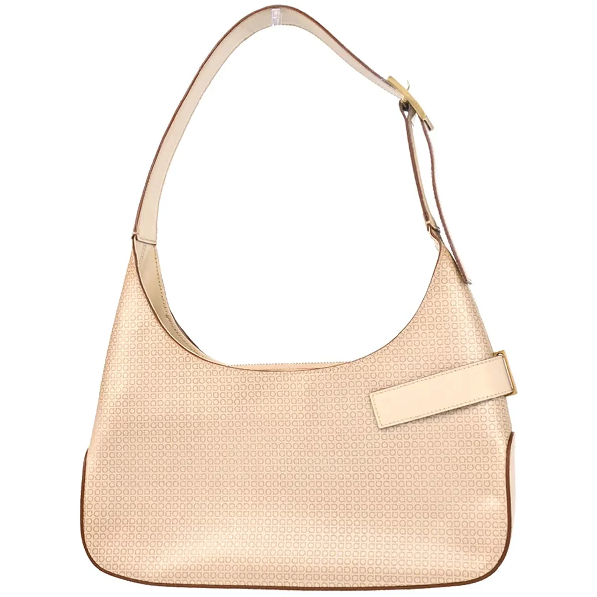 Salvatore Ferragamo Beige Leather Handbag - Image 2