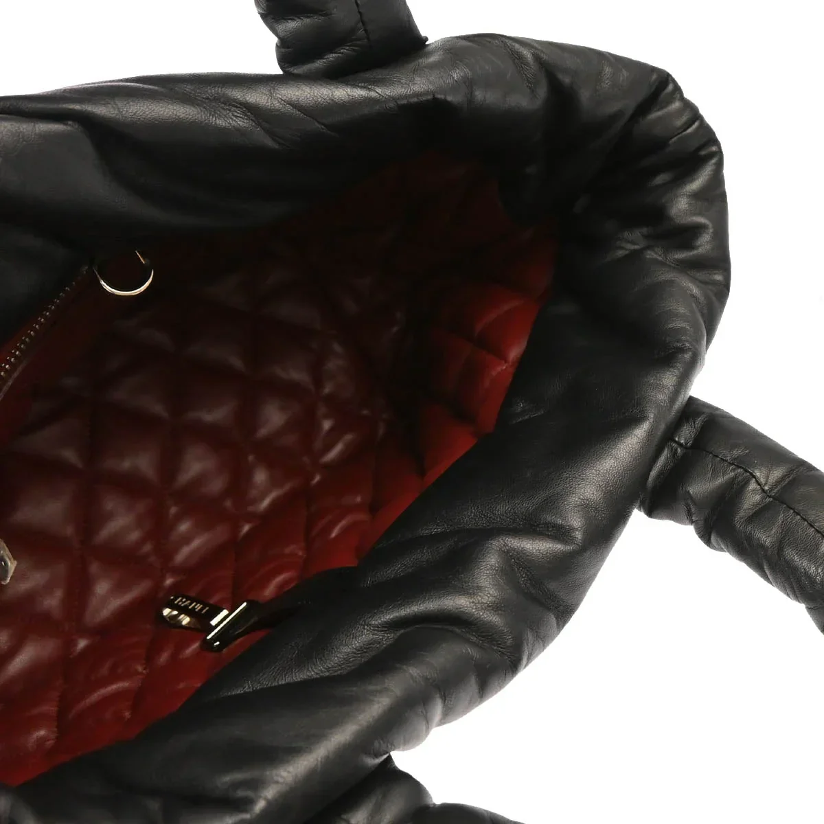Chanel 2009-2010 Black Calfskin Coco Cocoon Tote Bag - Image 4