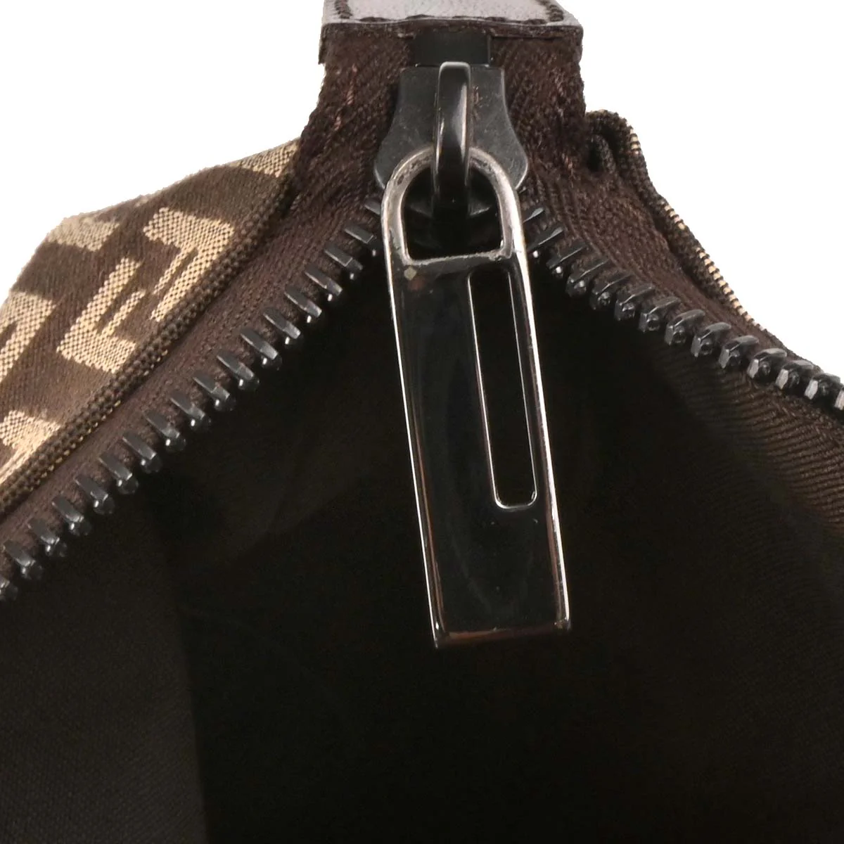 Fendi Brown Canvas Zucchino Tote Handbag - Image 8