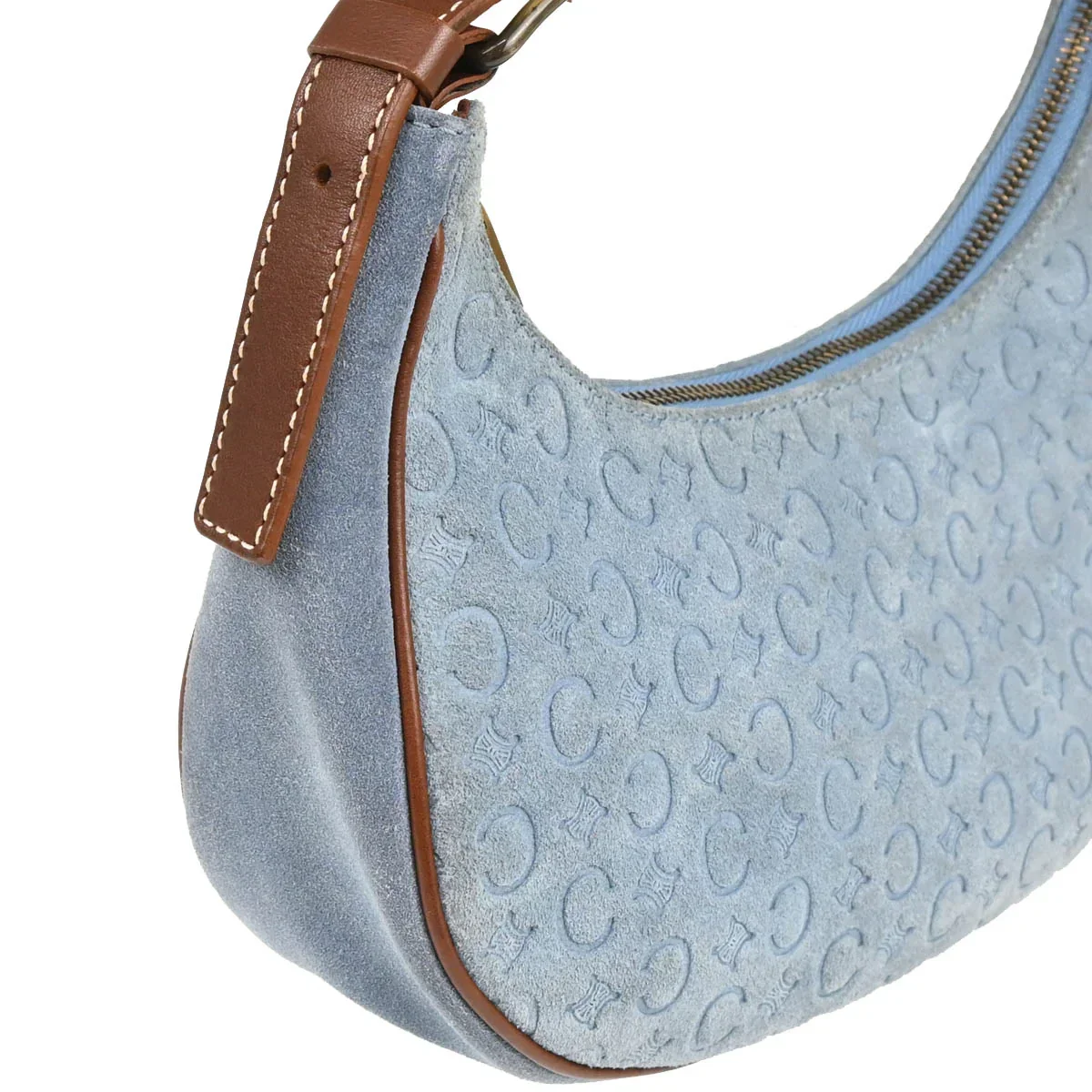 Celine Suede C Macadam Hobo Bag - Image 4