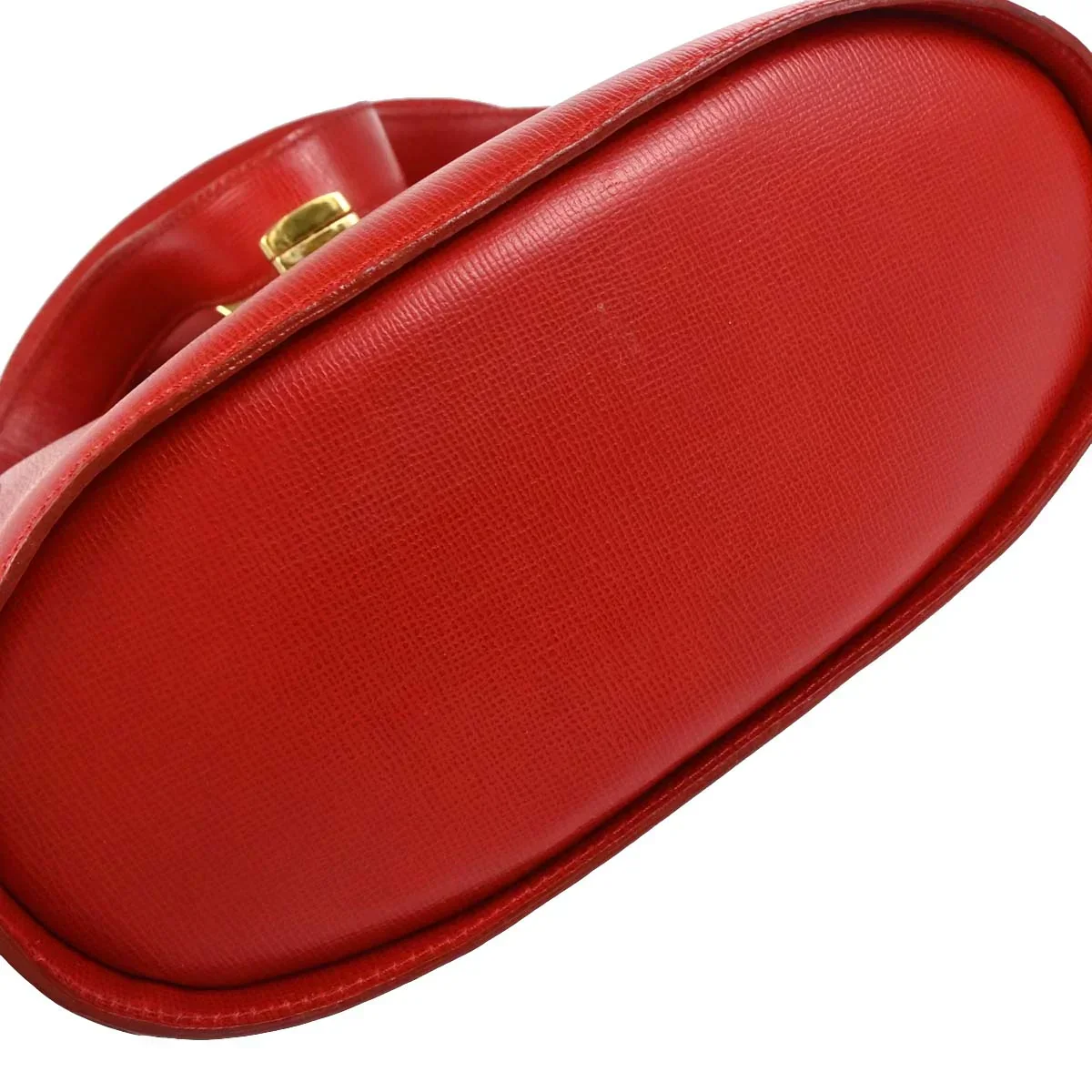 Christian Dior Red Leather Handbag - Image 4