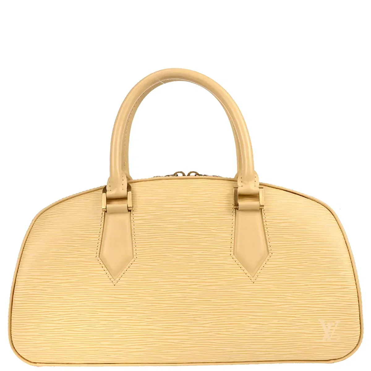 Louis Vuitton 2002 White Epi Jasmin Handbag M5208A