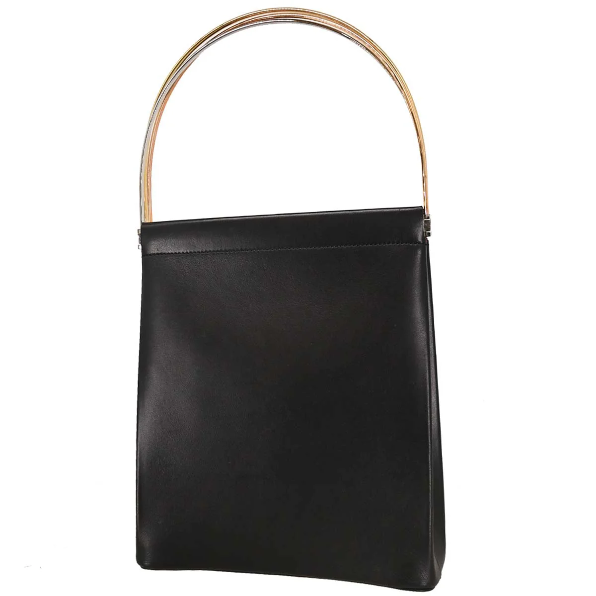 Cartier Black Leather Trinity Handbag - Image 2