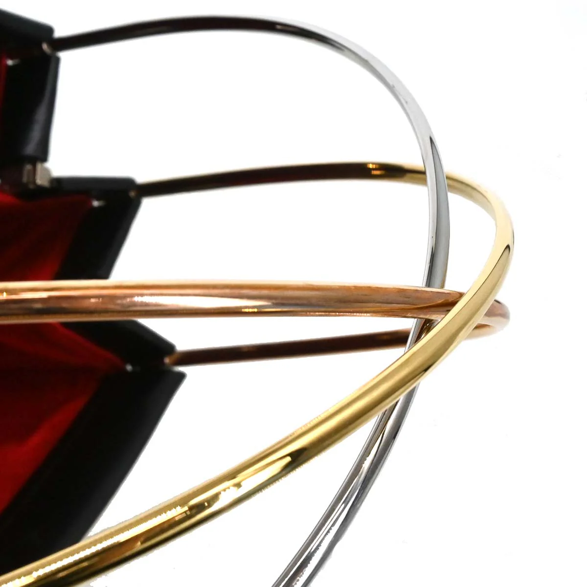 Cartier Black Leather Trinity Handbag - Image 6