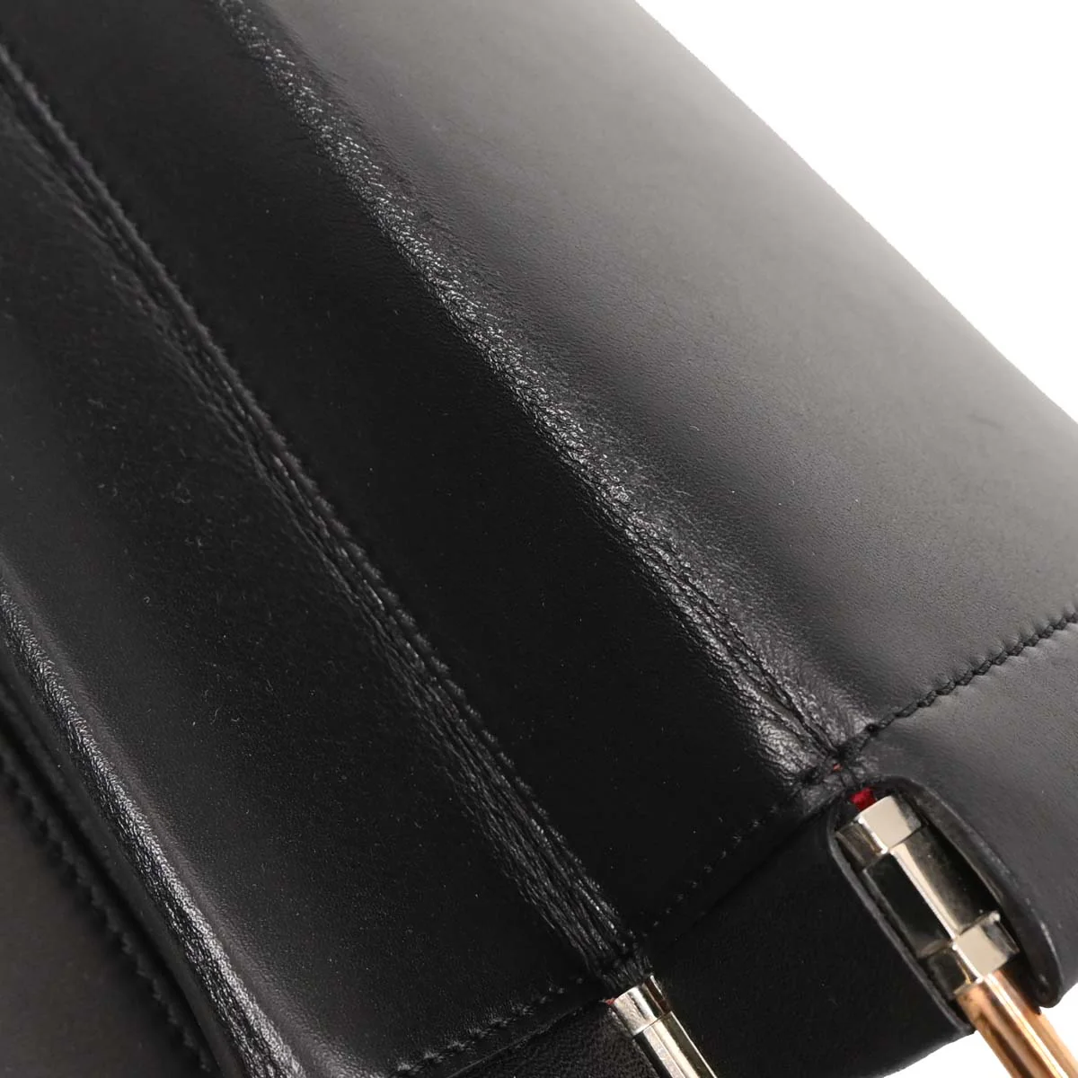 Cartier Black Leather Trinity Handbag - Image 7