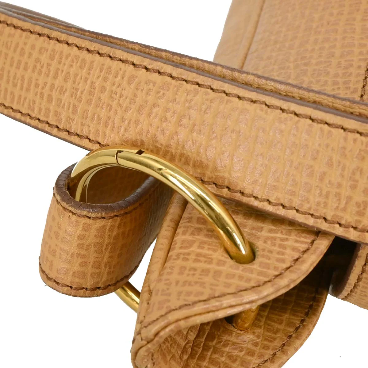 Loewe Beige Leather Shoulder Bag - Image 6