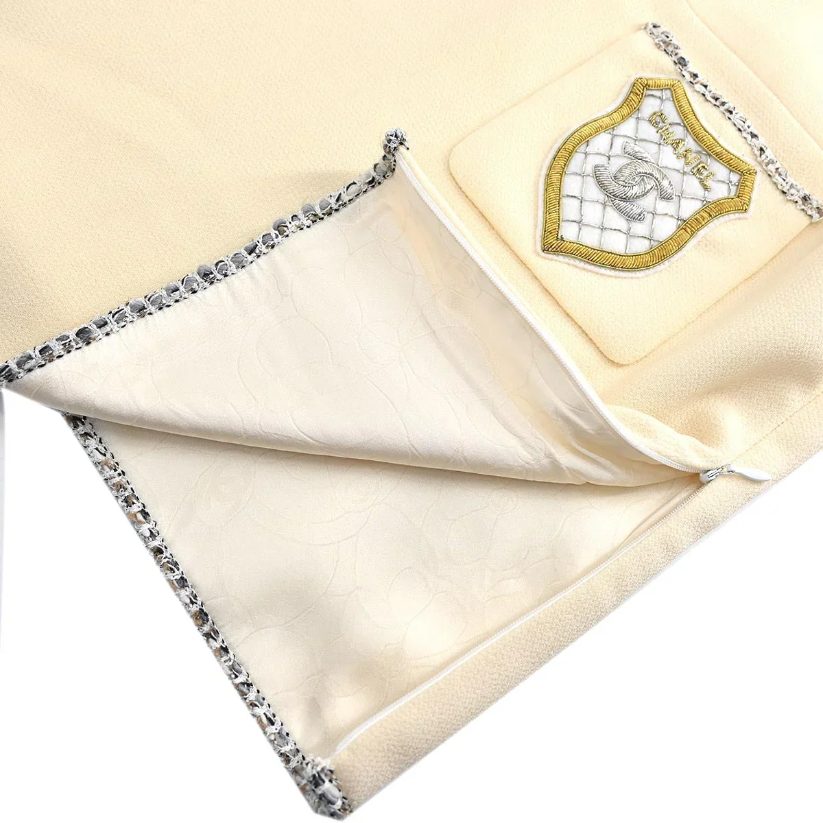 Chanel Sleeveless Top Ivory 05C #42 - Image 4