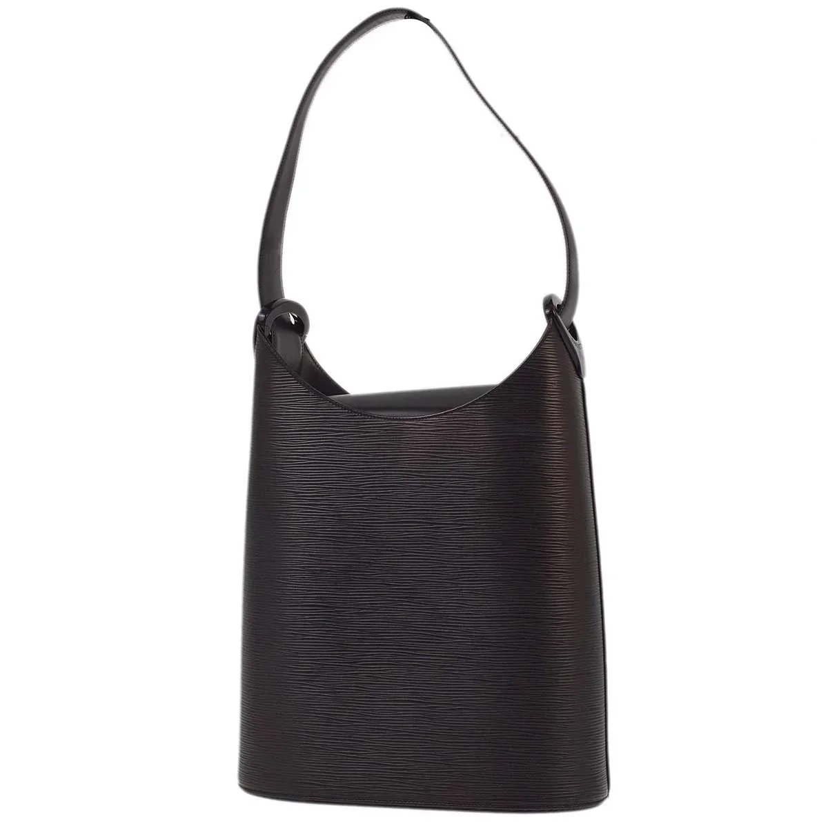 Louis Vuitton 2002 Black Epi Verseau Shoulder Bag M52812 - Image 2