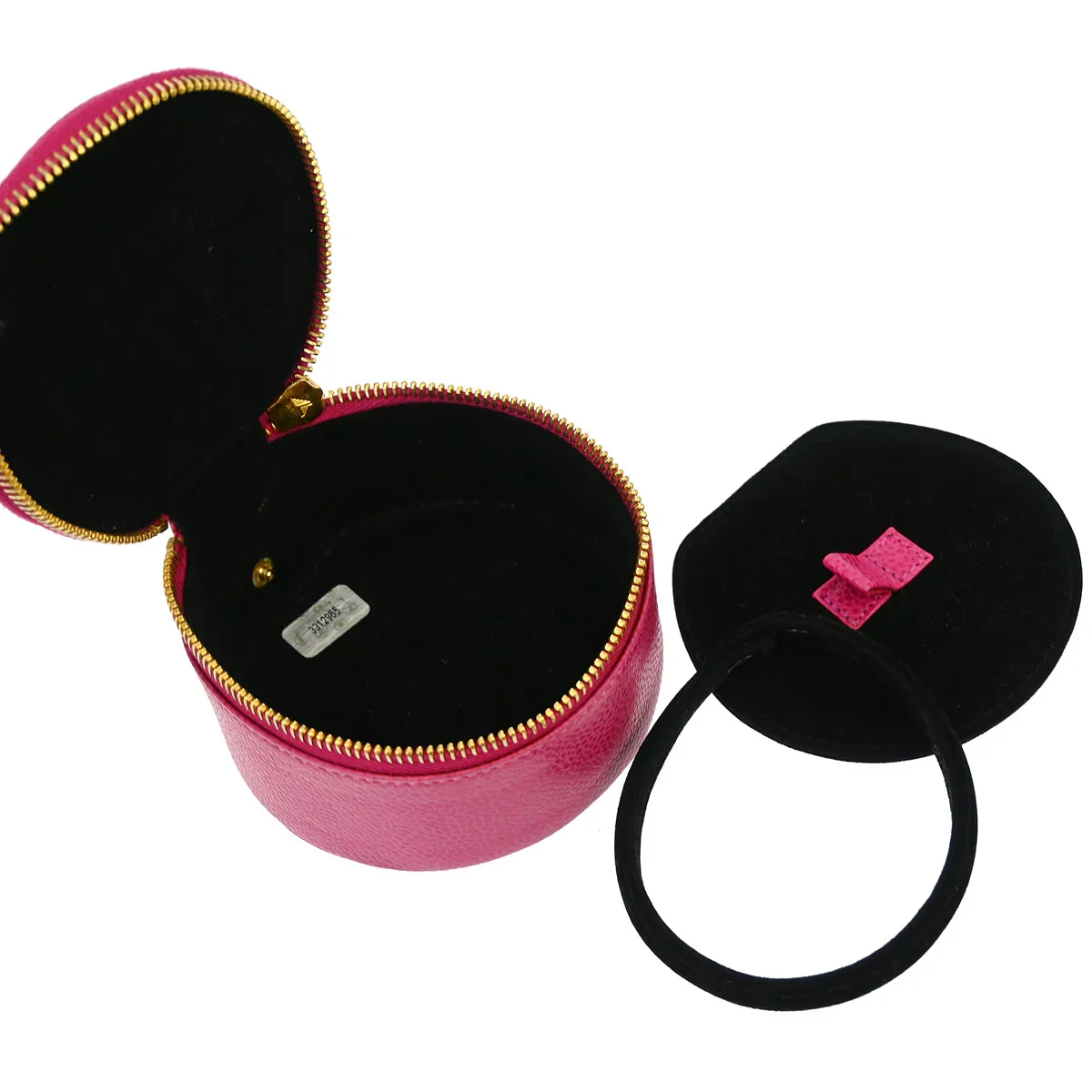 Chanel Pink Caviar Jewelry Case Pouch - Image 5
