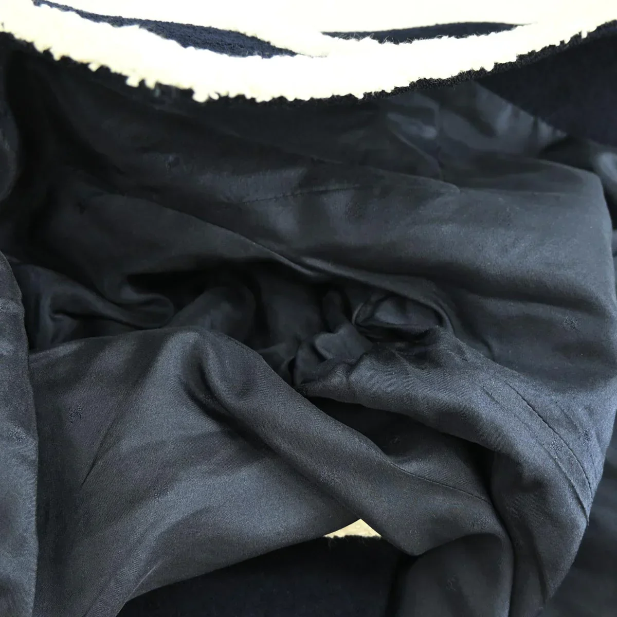 Chanel Collarless Jacket Navy 95C #44 - Image 7