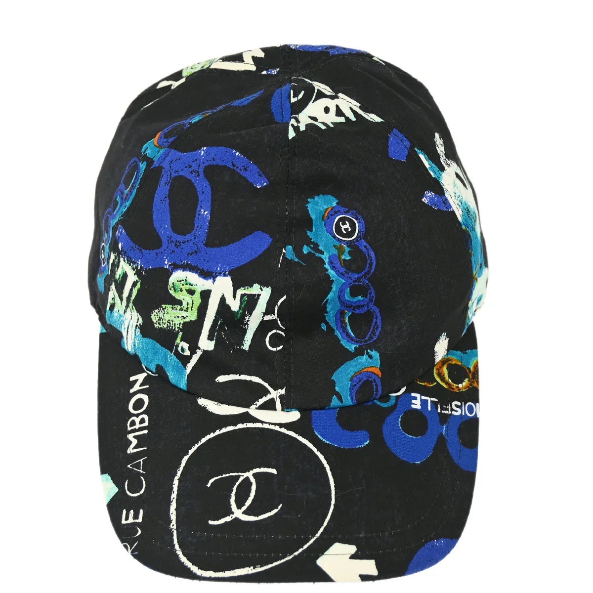 Chanel Cap Hat Black #M Small Good - Image 2