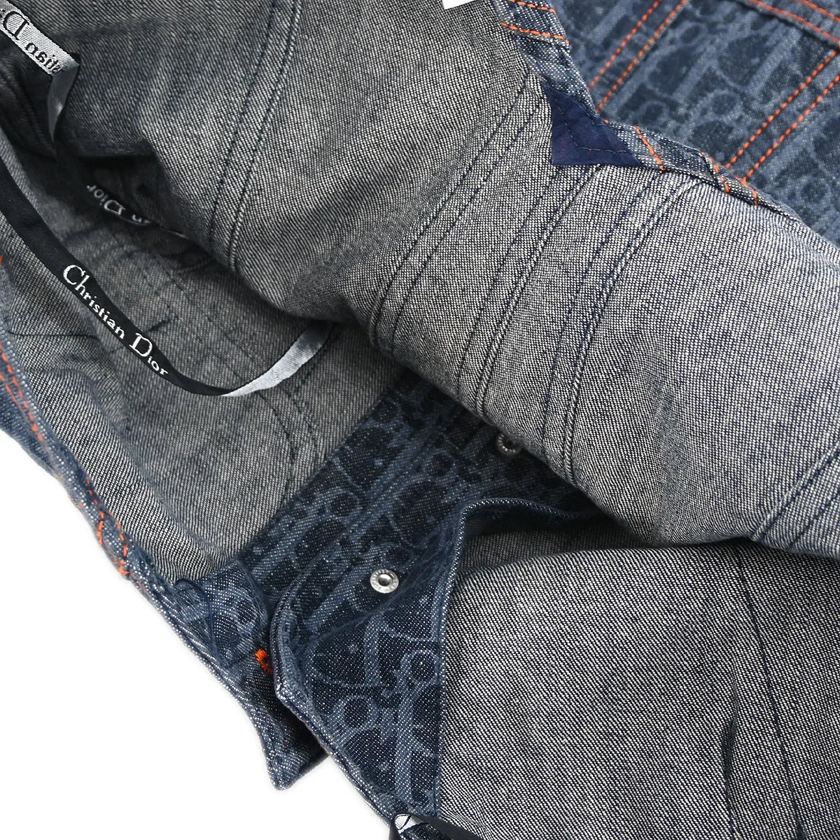 Christian 2006 Dior Denim Dress Indigo #36 - Image 7