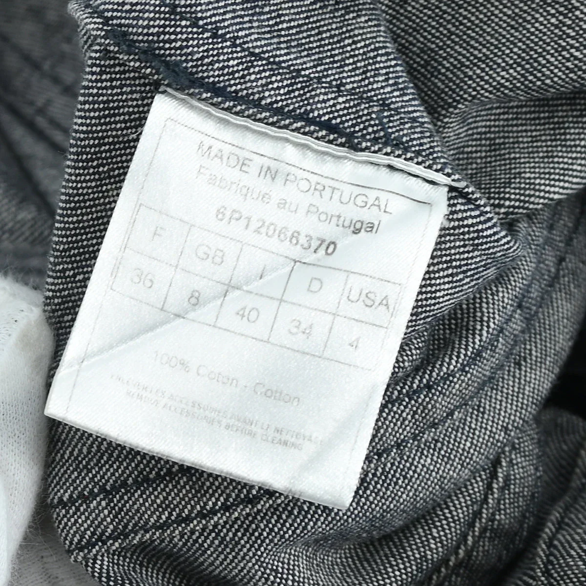 Christian 2006 Dior Denim Dress Indigo #36 - Image 9