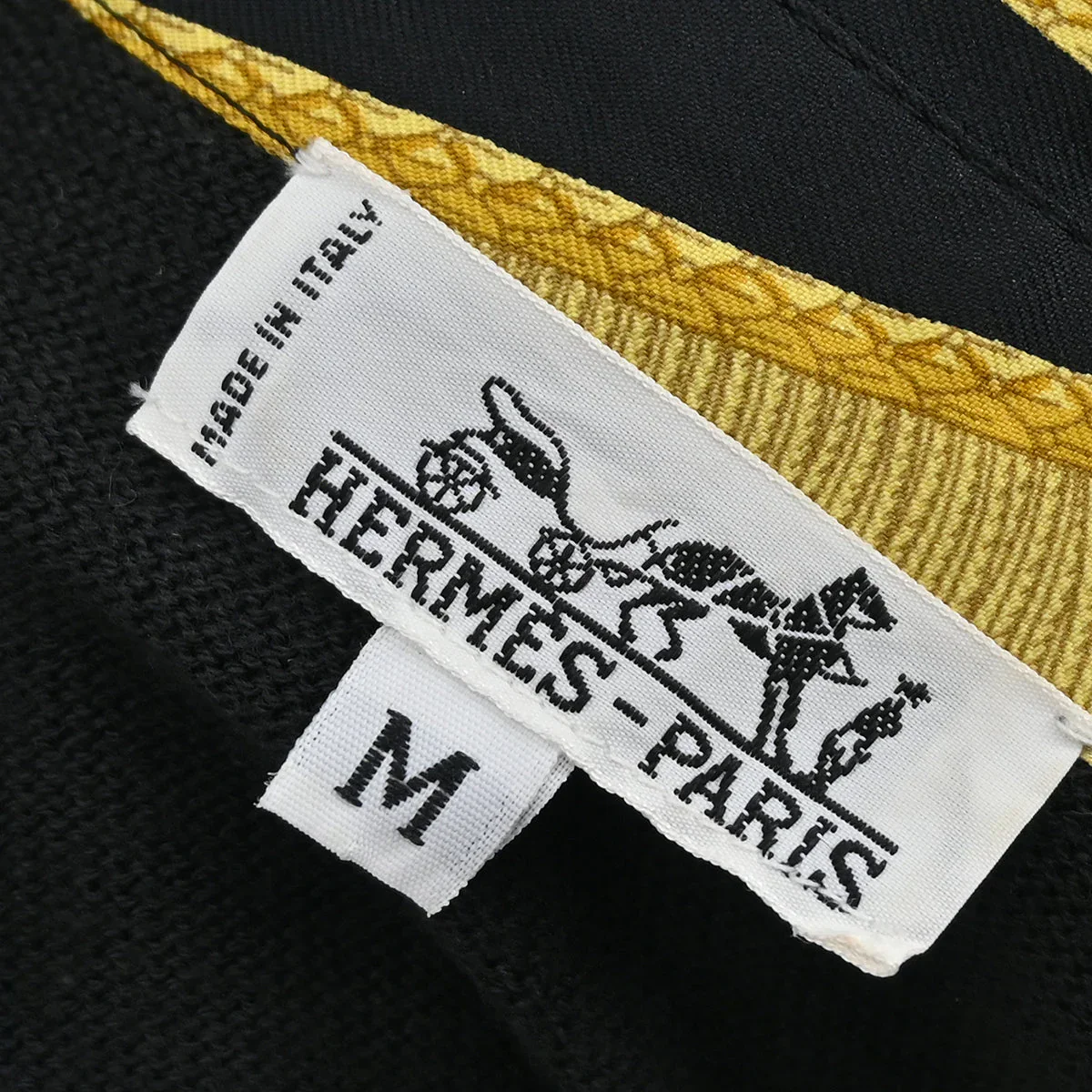 Hermes Polo Shirt Top Black #M - Image 10