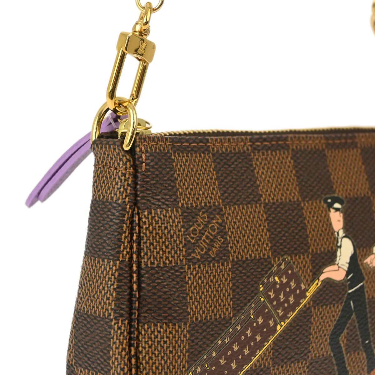 Louis Vuitton 2011 Damier Mini Pochette Accessoires Handbag N63003 - Image 3