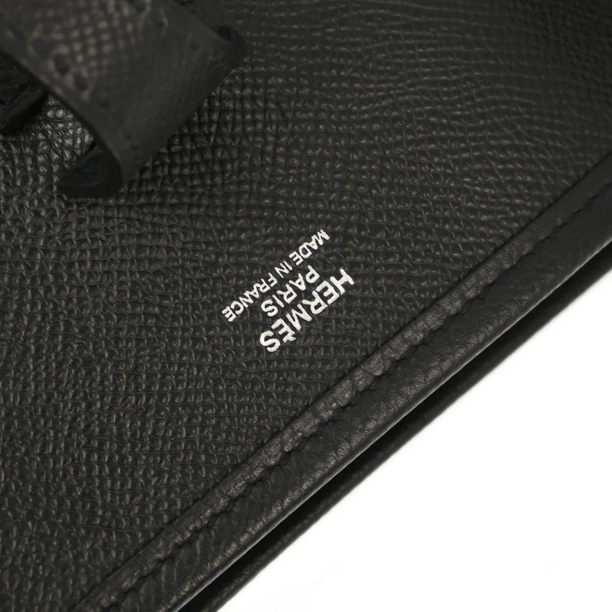 Hermes 2007 Black Epsom Evelyne II PM 29 Shoulder Bag - Image 9