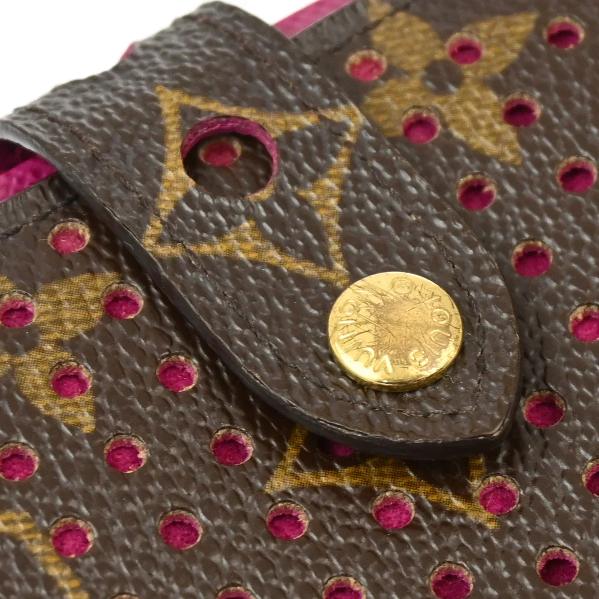 Louis Vuitton 2006 Monogram Perfo Compact Zip Wallet M95188 - Image 3