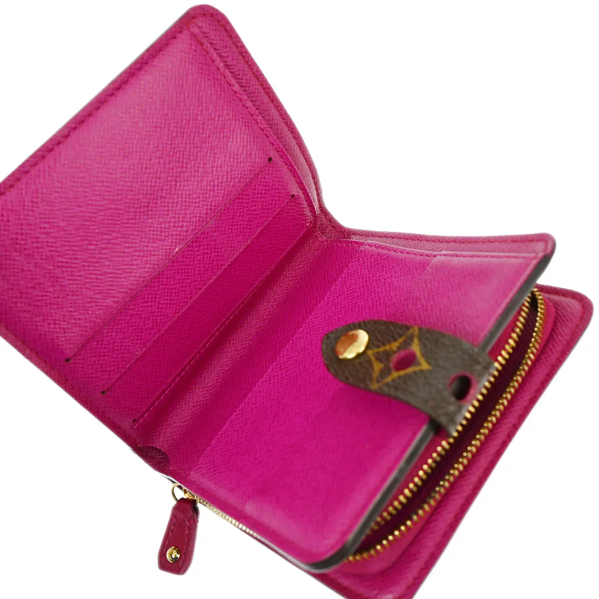 Louis Vuitton 2006 Monogram Perfo Compact Zip Wallet M95188 - Image 5