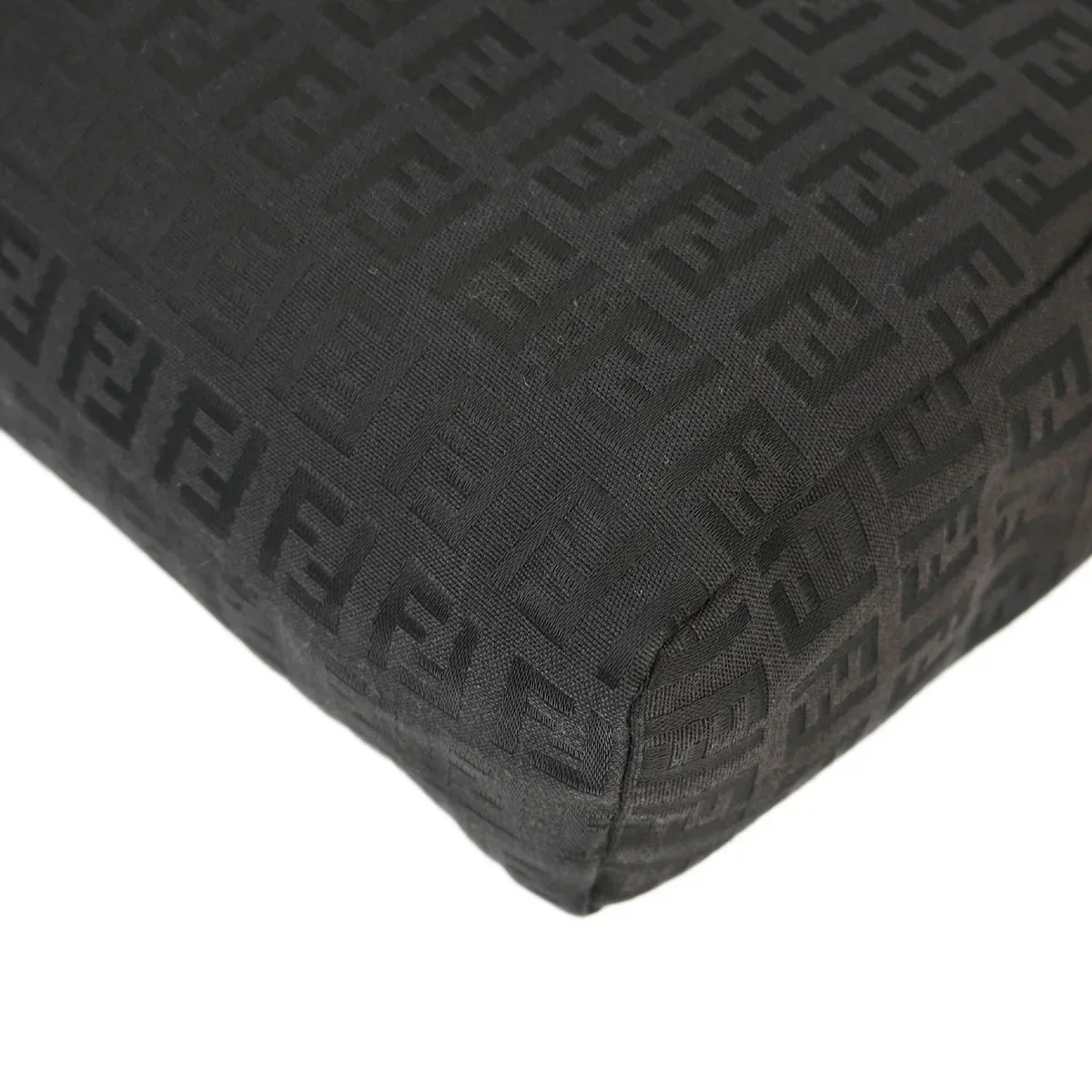 Fendi 2003 Black Zucchino Handbag - Image 3