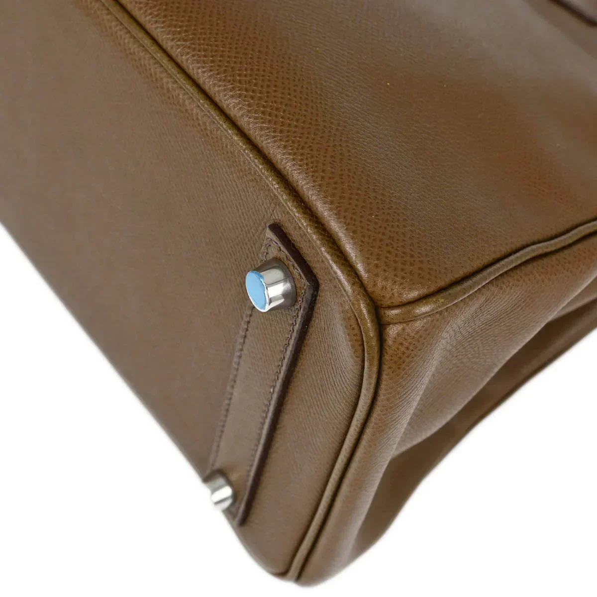 Hermes 2007 Taupe Gray Epsom Haut a Courroies 28 Handbag - Image 4