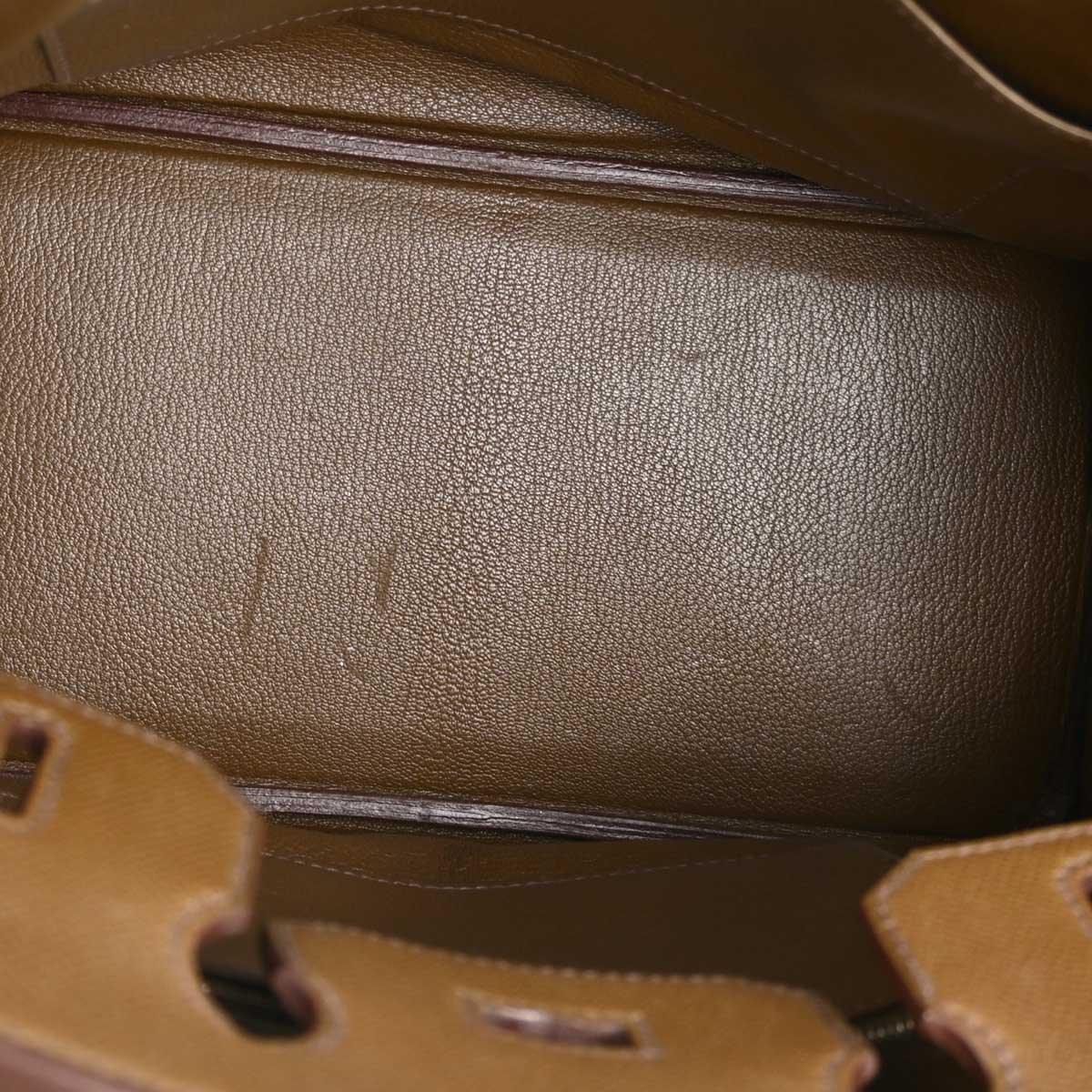 Hermes 2007 Taupe Gray Epsom Haut a Courroies 28 Handbag - Image 8