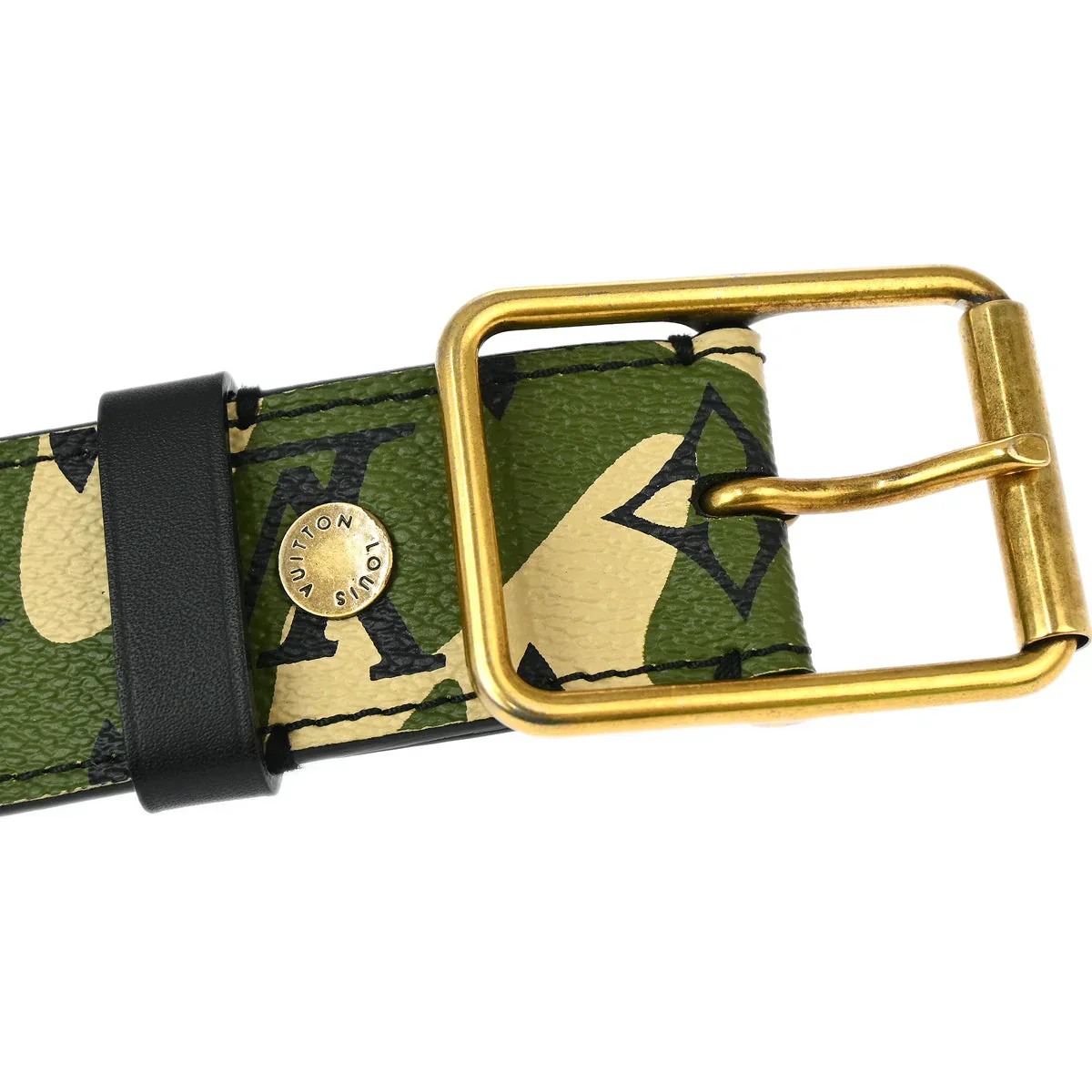 Louis Vuitton 2008 Monogramouflage Ceinture Belt M96460 Small Good - Image 3