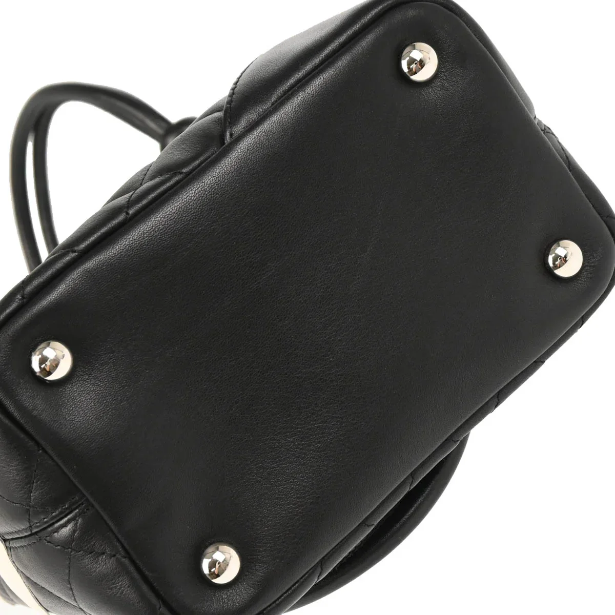Chanel 2004-2005 Black Calfskin Cambon Ligne Tote Handbag - Image 5
