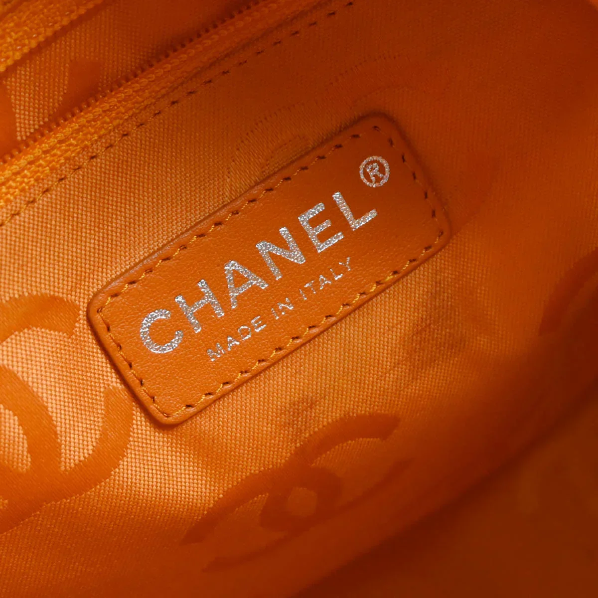 Chanel 2004-2005 Brown Calfskin Cambon Ligne Tote Handbag - Image 9