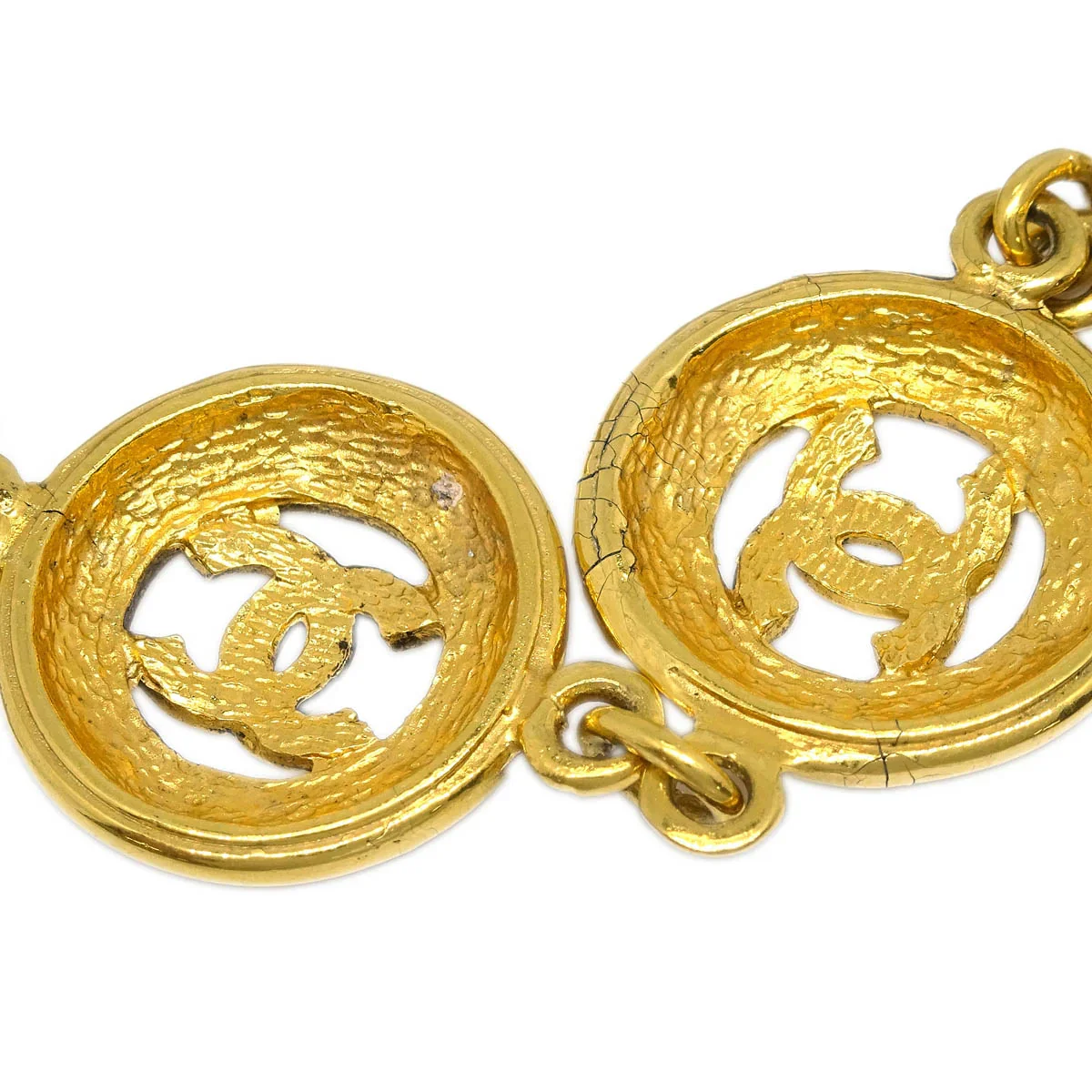 Chanel Chain Necklace Gold - Image 3