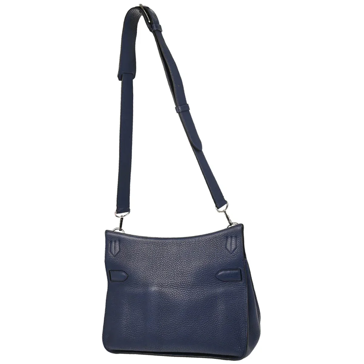 Hermes 2009 Blue De Prusse Taurillon Clemence Jypsiere 31 Shoulder Bag - Image 2