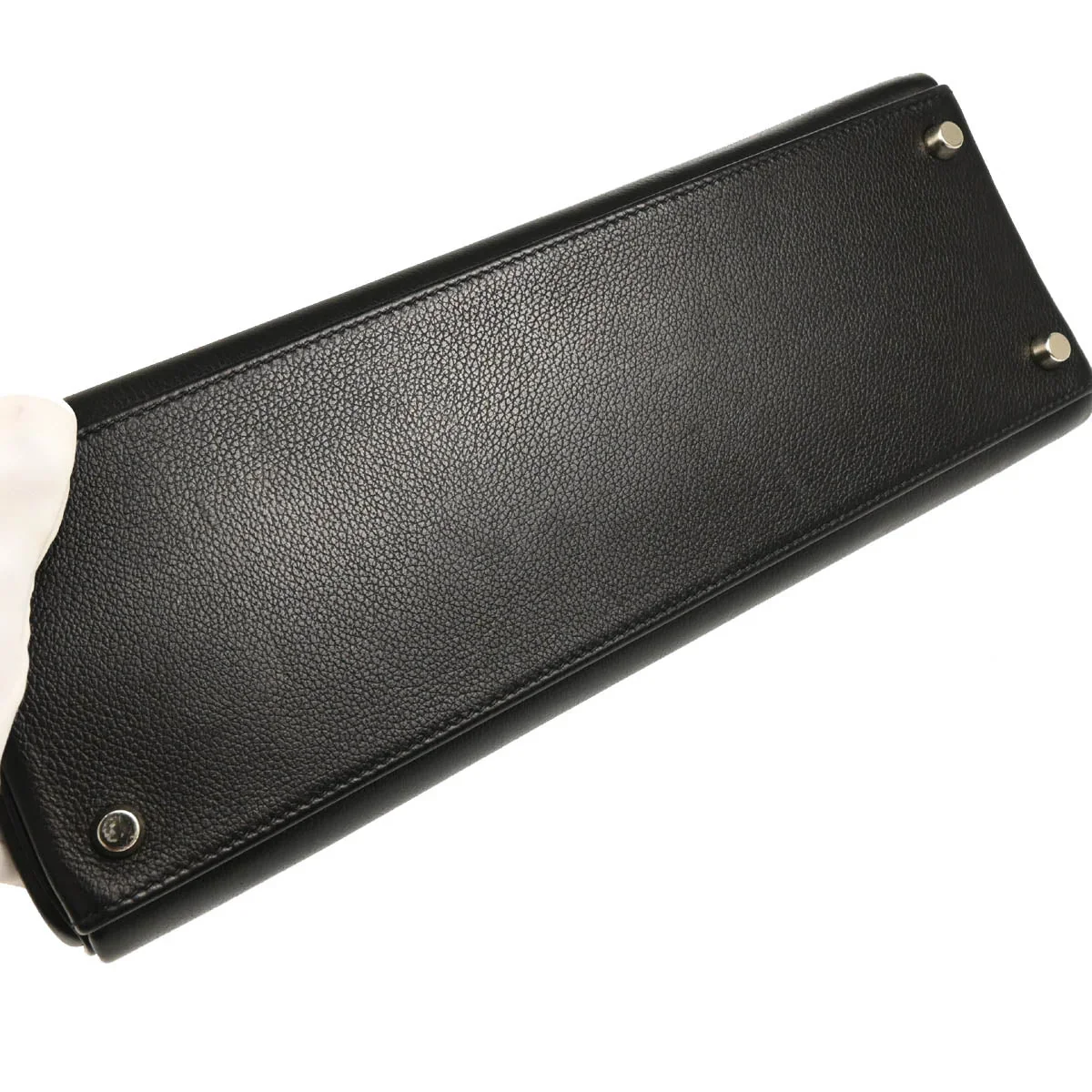 Hermes 2005 Black Chevre Kelly 32 Retourne 2way Shoulder Handbag - Image 5