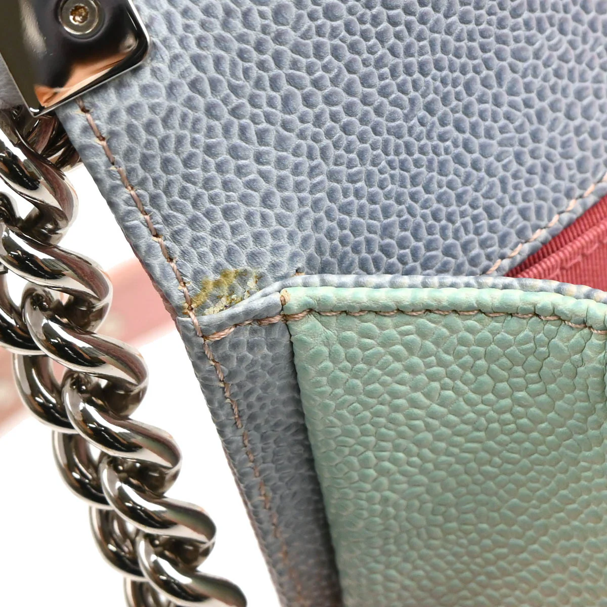 Boy Chanel 2018 Pastel Color Caviar Medium Shoulder Bag - Image 9