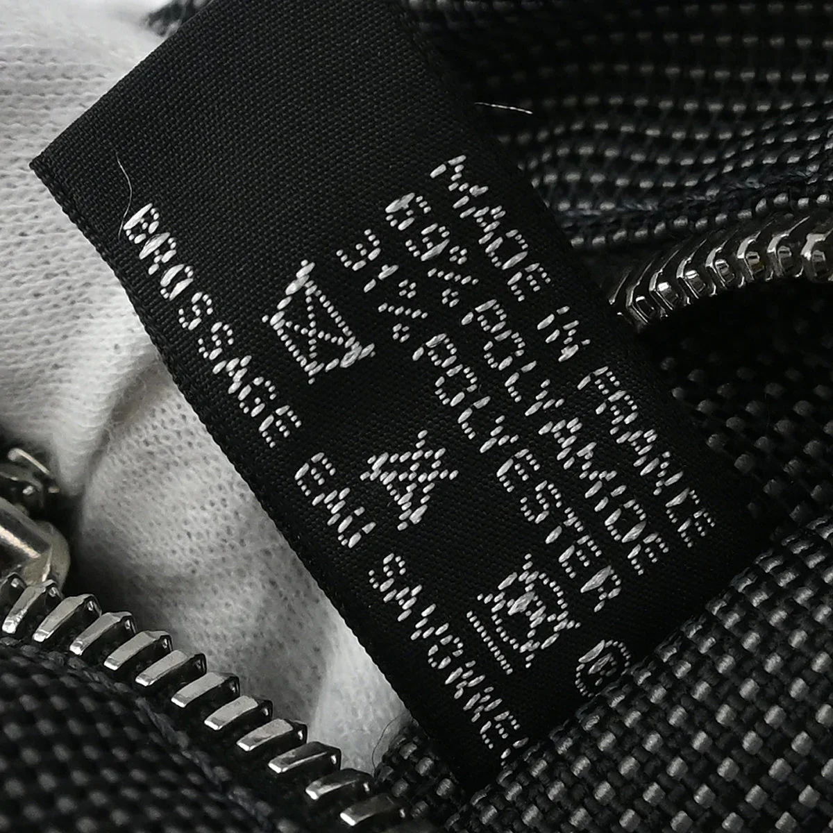 Hermes Gray Canvas Herline Tote GM Handbag - Image 9