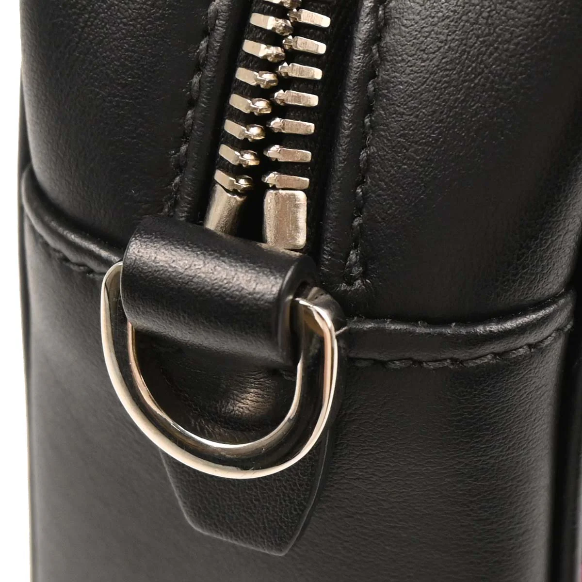 Prada Black Calfskin Racing Logo Camera Bag Shoulder Bag - Image 5