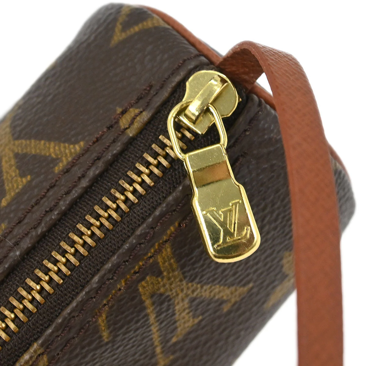Louis Vuitton Monogram Papillon Attached Pouch Bag - Image 5
