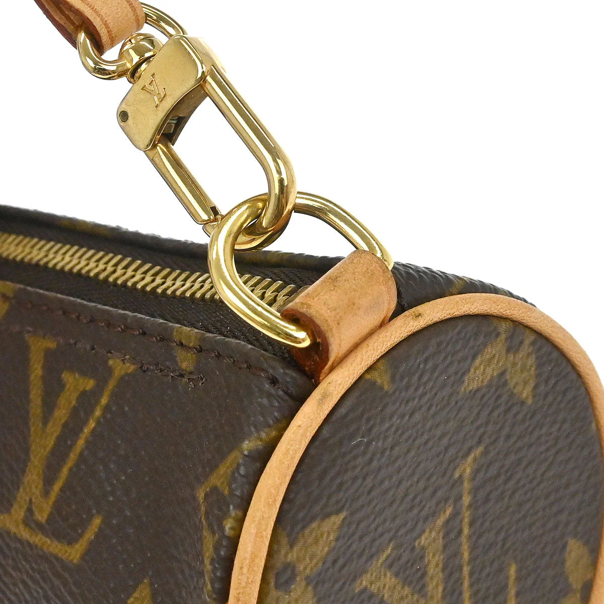 Louis Vuitton Monogram Papillon Attached Pouch Bag - Image 5