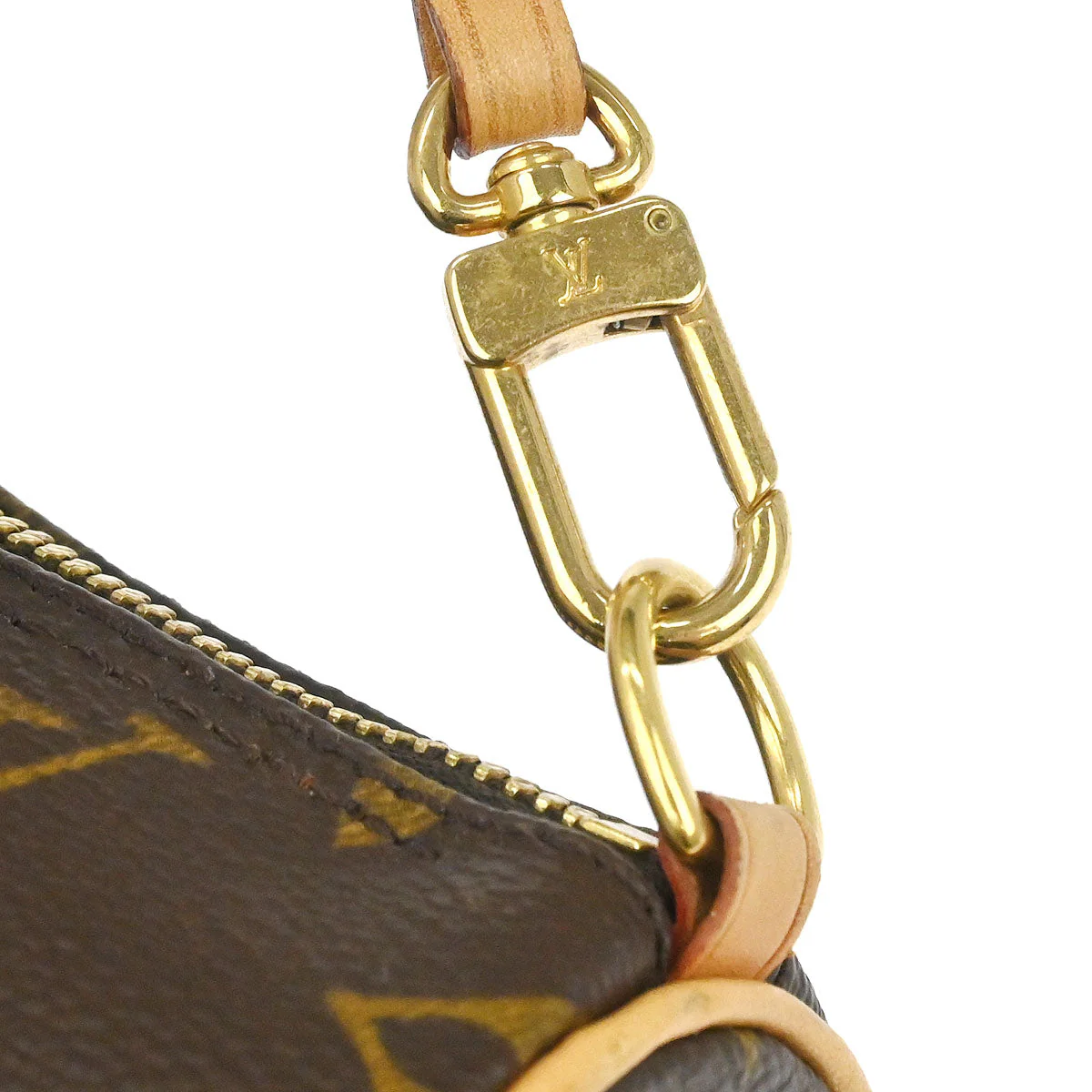 Louis Vuitton Monogram Papillon Attached Pouch Bag - Image 4